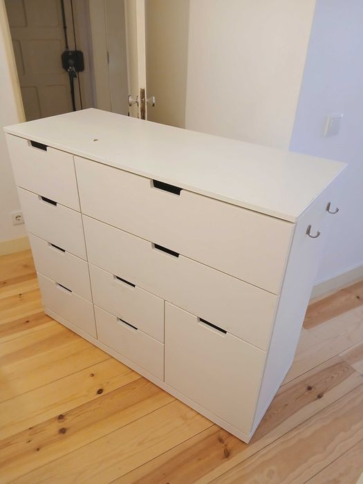 cómoda NORDLI ikea bom estado 9 gavetas