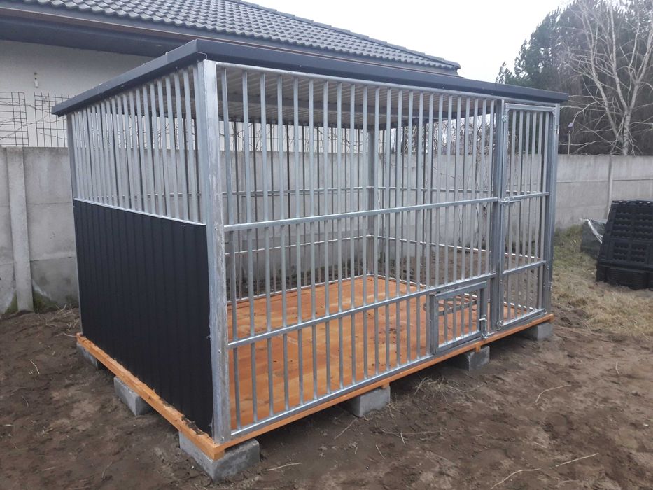 Kojec / boks dla psa ocynkowany. Producent