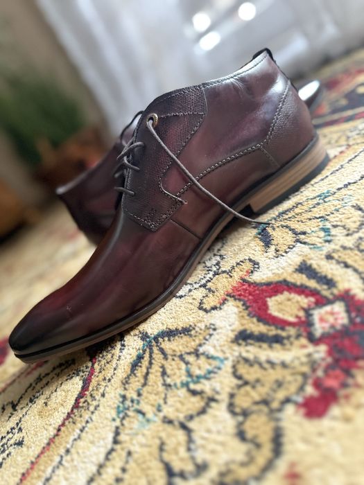 Botki męskie Bugatti brązowe