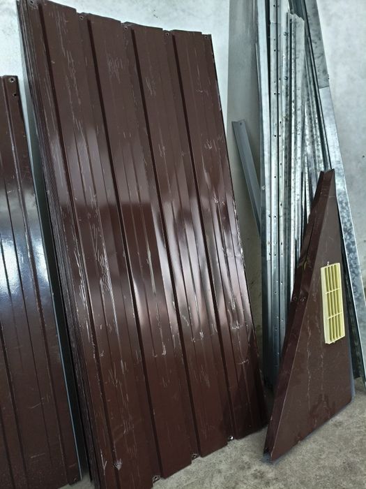 Abrigo de Jardim em Aço Galvanizado vidaXL 192x152x237 cm (Completo e Desmontado)
