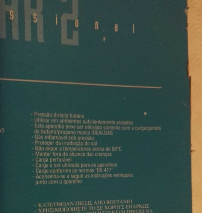 Lamparina a gás e lâmpada para lamparina - Novas!