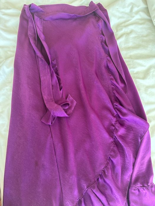 Saia traçada rosa fuchia