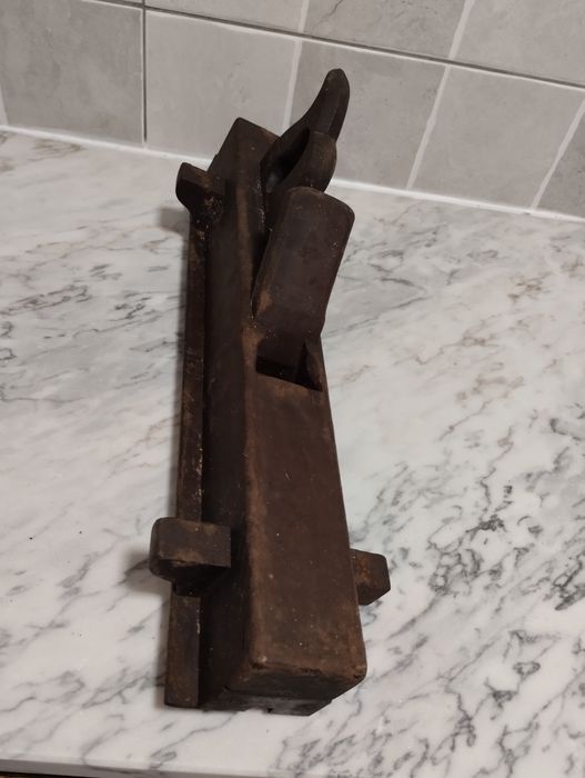 Plaina muito antiga em efeito de relevo