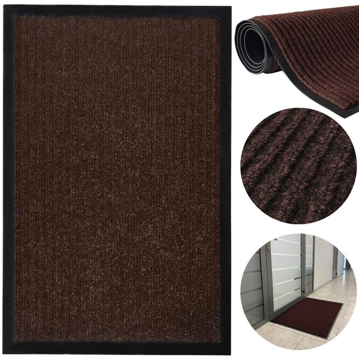 Wycieraczka do butów wejściowa pod drzwi gumowa mata podłogowa 60x80cm