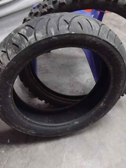 Pneu jante 17 batlax 150/70zr17semi novo