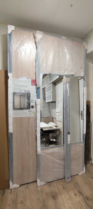 VALLA Form, 2 Dzwi przesuwne do szaf wniękowych. 92,2x247,5 cm, Lustro