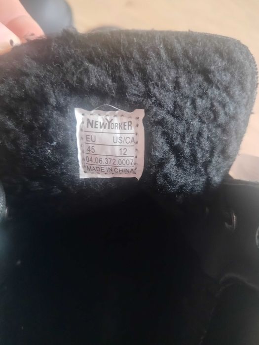 Nowe buty za kostkę trekkingowe 45 new yorker wiązane jesienne zimowe