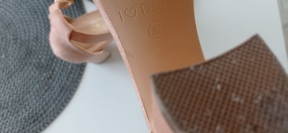 Buty sandały na słupku deezee rozmiar 38