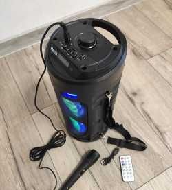 Reca ZQS4239 Bluetooth колонка Караоке с микрофоном пульт/ радио/ FM