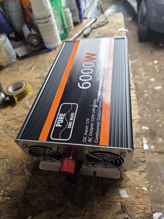 Przetwornica Sinus 6000w 12V 24v DC 230V inwerter 3000w falownik інвер