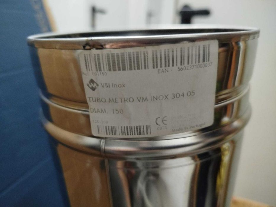 Girandola e tubo inox - 150mm