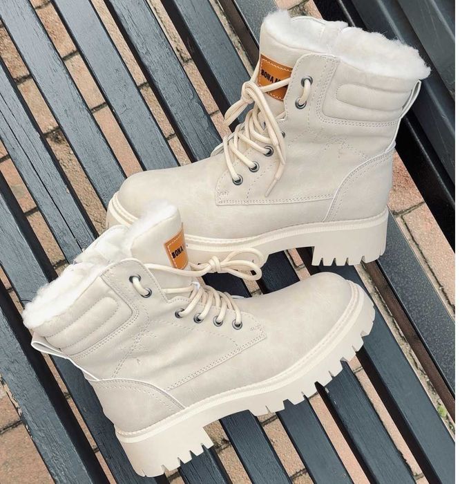 Теплі жіночі зимові черевики з овчини | Натуральна шкіра