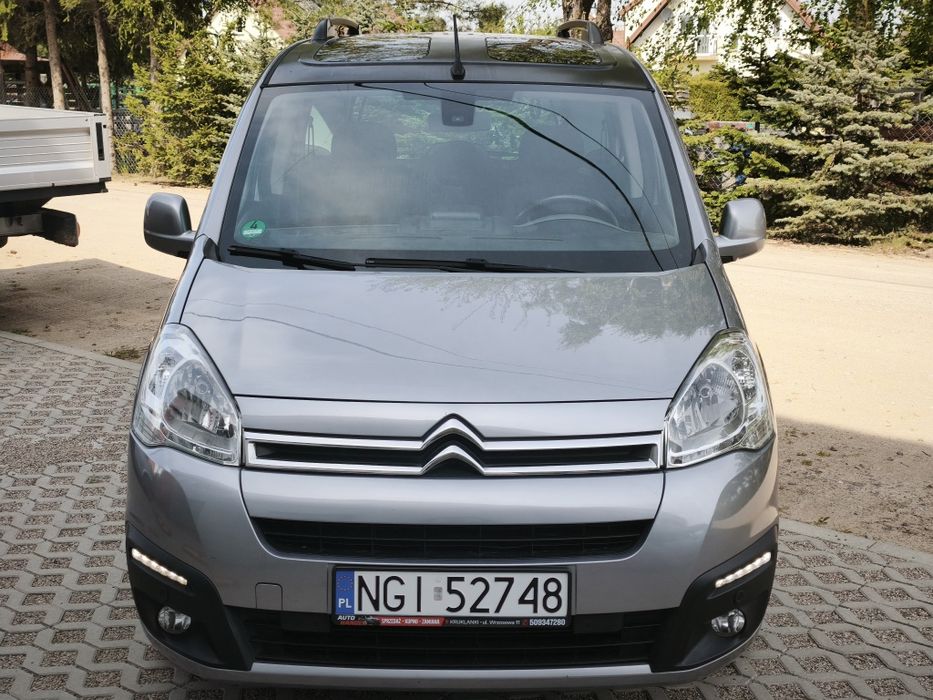 Berlingo Multispace 1.6 HDi*Mega stan 100%Oryginał,Kamera,Hak,Navi,Alu