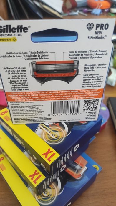 Gillette original em embalagens seladas