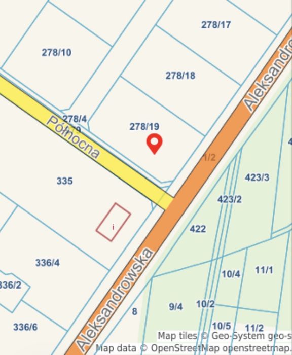Działka budowlana Kazimierz, gmina Lutomiersk