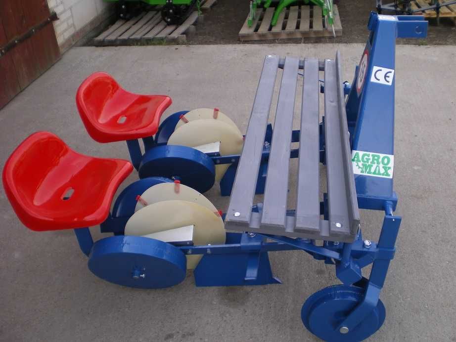 Sadzarka talerzowa 2 rzędowa, AGROMAX NOWA
