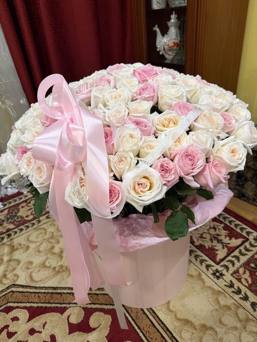 Великі букети троянд