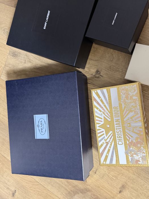 подарункові коробки prada saint Laurent dior