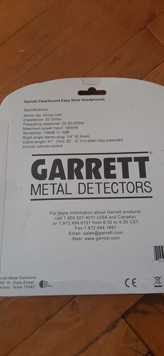 Sluchawki Garrett Clear sound