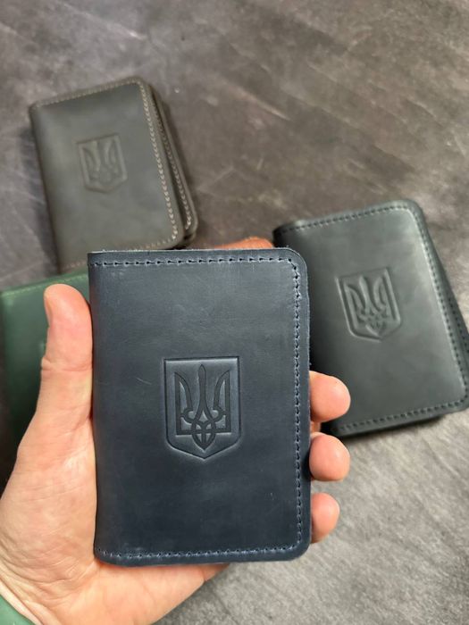 Гаманець обкладинка для НГУ. Обложка для нацгвардії синя