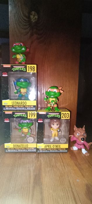 Wojownicze żółwie ninja Turtles zestaw figurek Funko  Mini