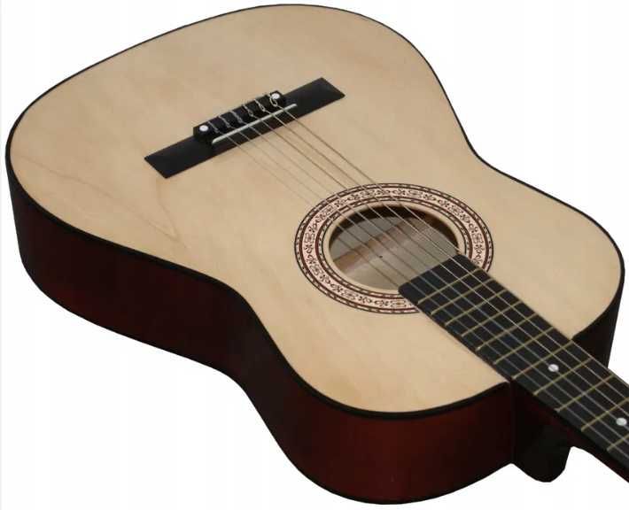 Gitara do nauki kolory ZESTAW nowa dla początkujących pokrowiec