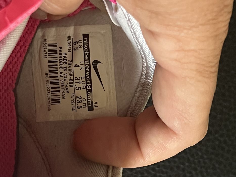 Nike Zoom 37,5 różowe wkładka 23,5 cm