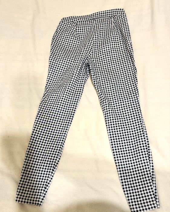Штани у клітинку / брюки обьягуючі/ еластичні штани / клетчатые штаны