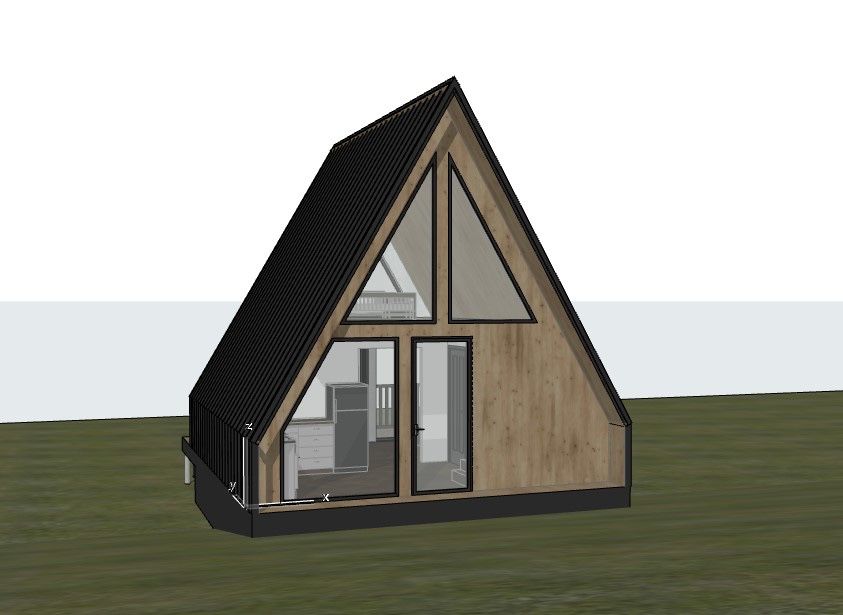 Будинок a-freim з ділянкою в Карпатах