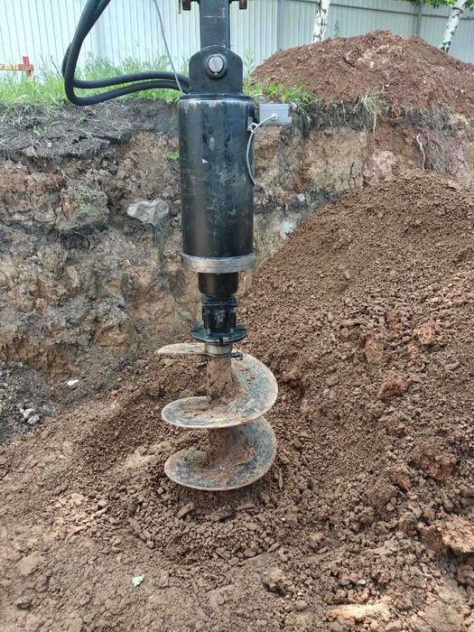 Бурение под Сваи - Ямобур - Экскаватор - Буровая