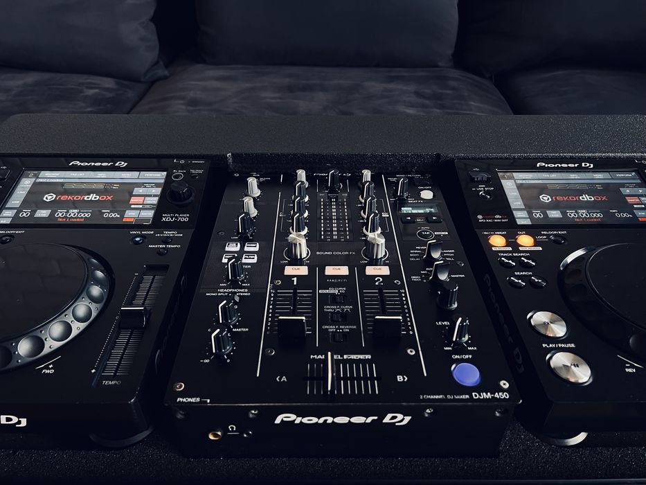 Konsola Pioneer DJ (2x XDJ-700 + DJM-450 + FLT-450SYS)