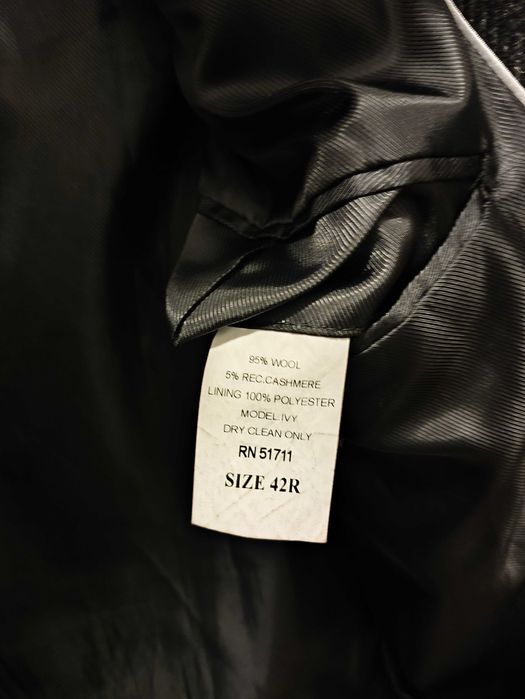 Luksusowy wełniany kaszmirowy płaszcz Ralph Lauren