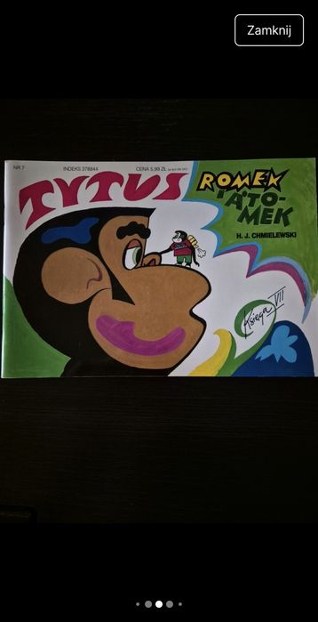 Komiksy Tytus,  Romek i Atomek 8 tomów.