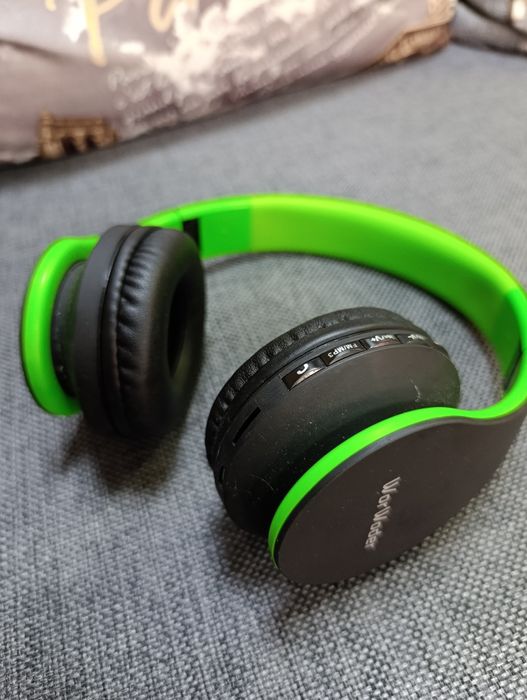 Навушники, wor woder, бездротові навушники, складні навушники