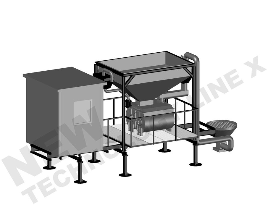 Mini węzeł betoniarski mobilny, produkcja betonu, silos cementu