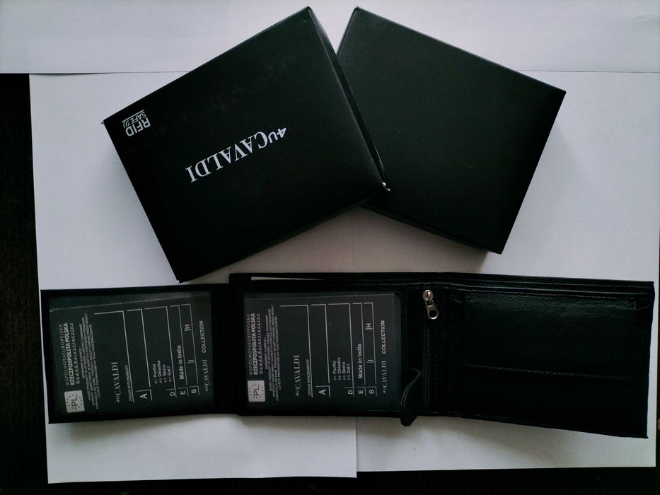 Portfel męski skórzany ekskluzywny