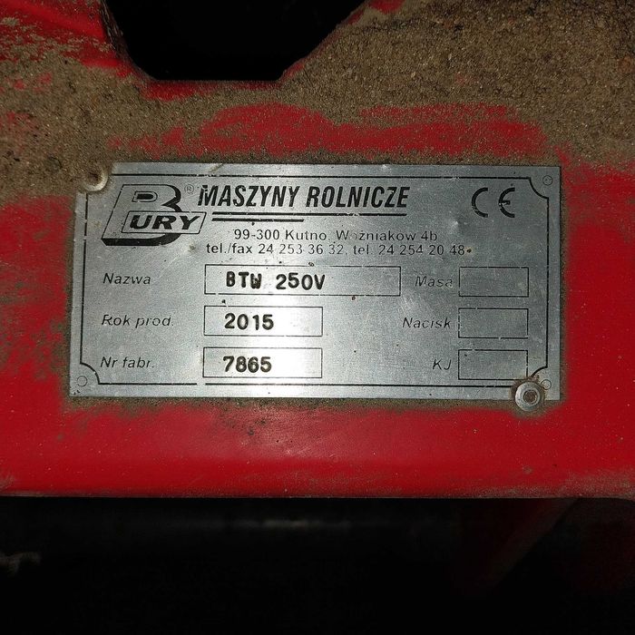 Brona talerzowa 2,2m, rok produkcji 2015