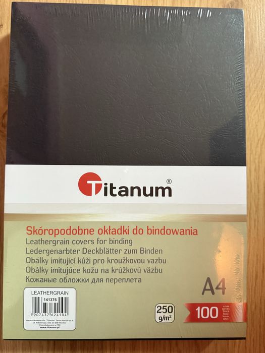 zestaw do bindowania TITANUM A4