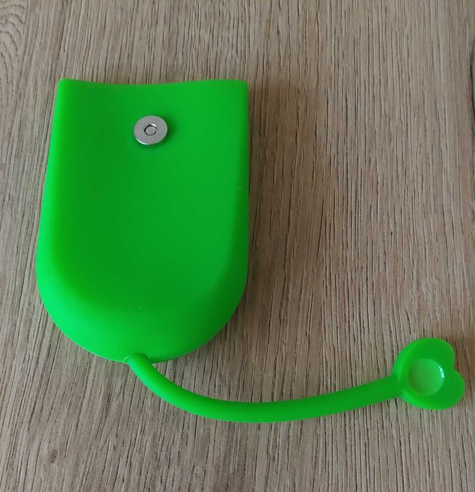 Nowe silikonowe etui na klucze Jelly Wonderland, kolor Zielony.