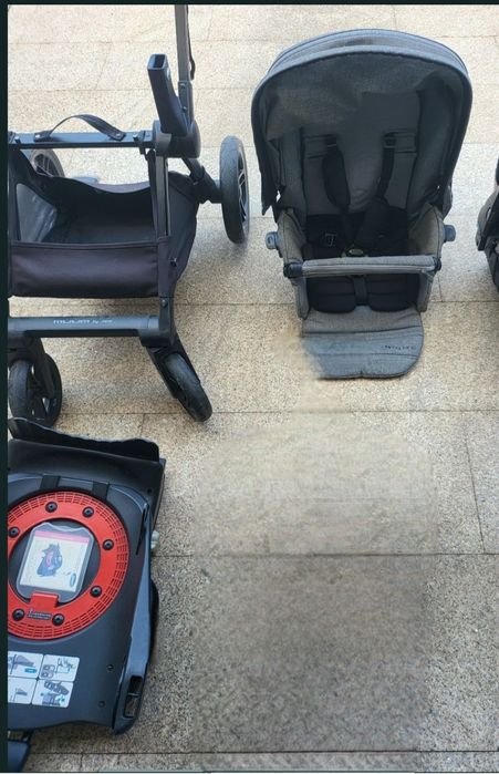 Bebé Babycoque ovo/alcofa- base isofix- carrinho passeio Jané Muum