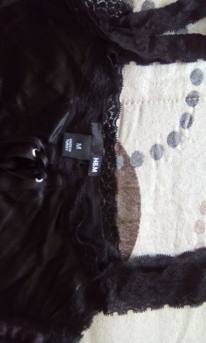 Blusa preta noite H&M, M