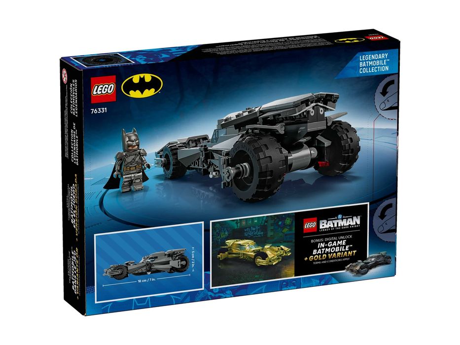 LEGO 76331 Бетмобіль DC з фільму Бетмен проти Супермена