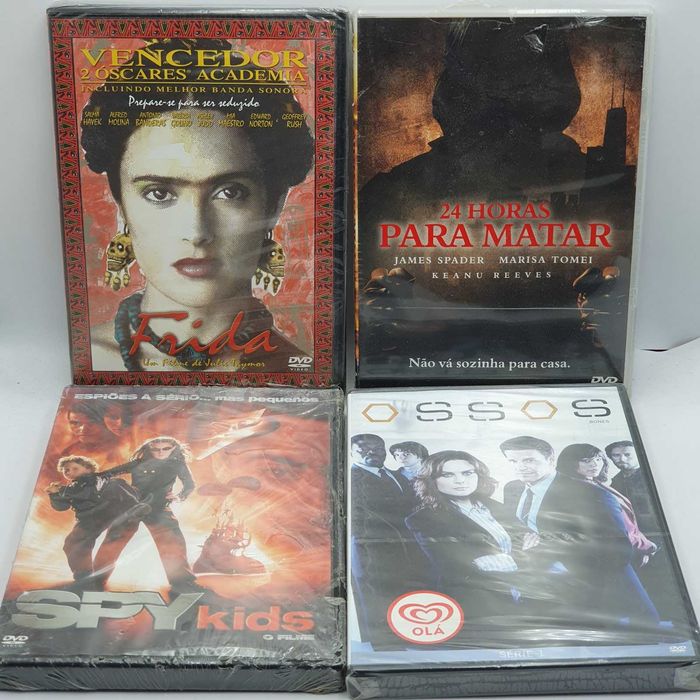 Lote 5/4 - Pack de 18 Filmes Novos e Selados em DVD - Ref.VI