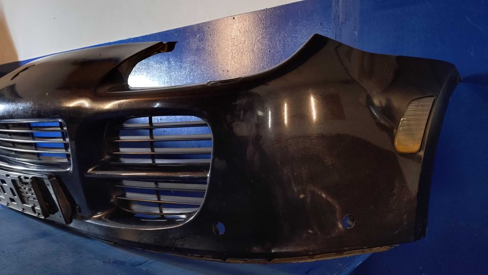 Porsche Cayenne 7L5 zderzak przedni przód kratki spryski oryginał