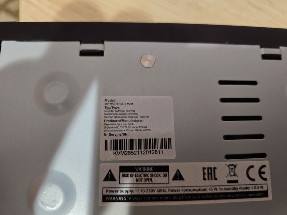 Dekoder DVB-T2 Skymaster
