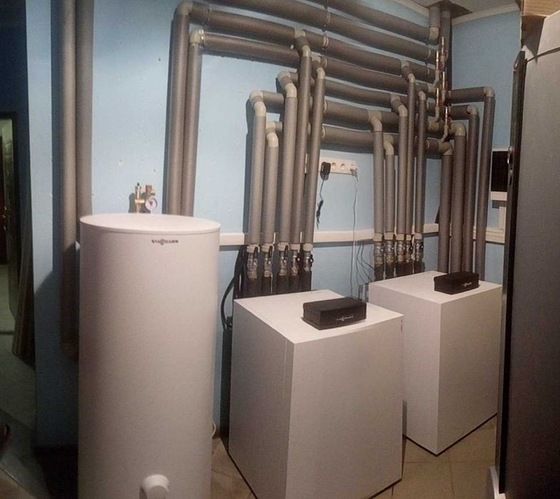 Монтаж промислової та побутової  сантехніки. Монтаж систем опалення