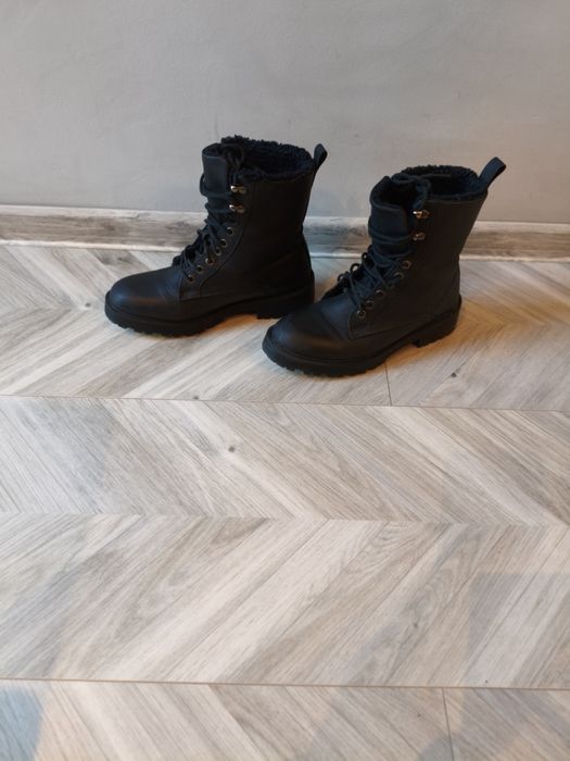 Botki do kostki damskie ocieplane