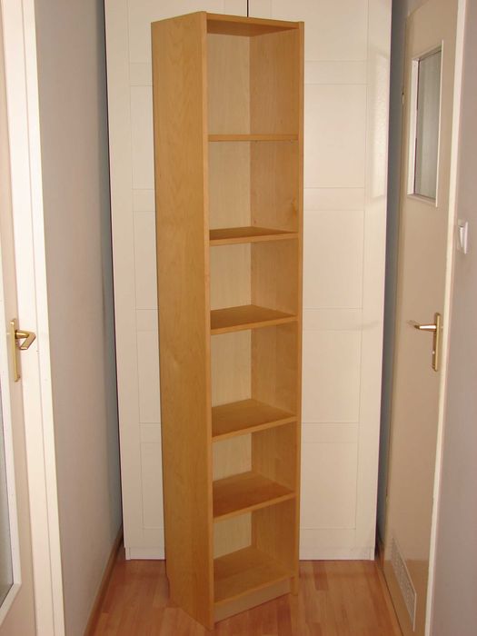 Regał na książki Billy Ikea imit. buku, 40x28x202 cm
