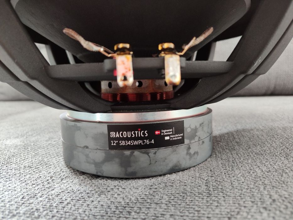 Сабвуферный динамикSB Acoustics SB34SWPL-76-4 12" Subwoofer
Подключалс