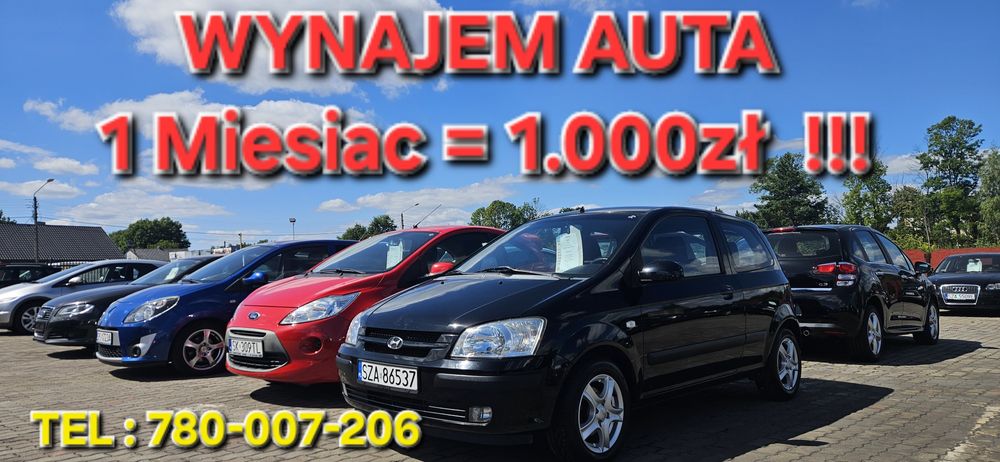 Wynajem Auta od 70  zł Doba - Automat Ekonomiczne